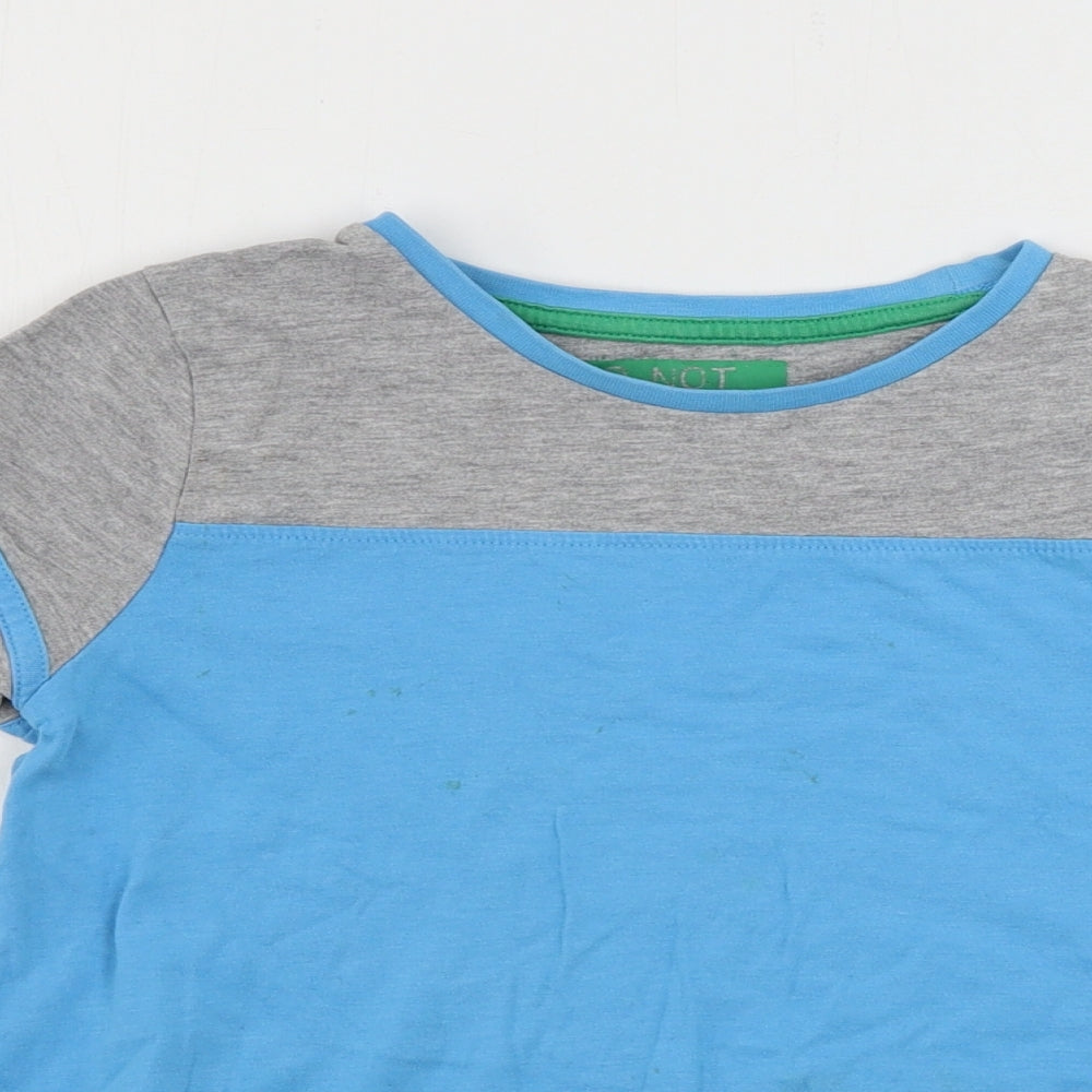 Marks and Spencer  Boys Blue   Basic T-Shirt Size 7 Years
