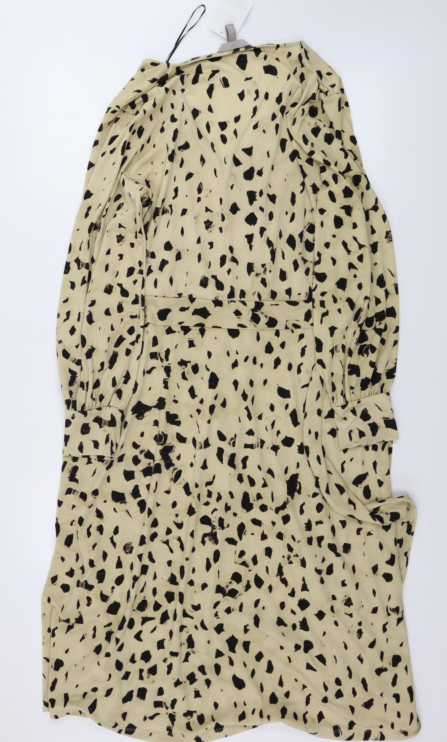 H&M  Womens Beige Animal Print  A-Line  Size L