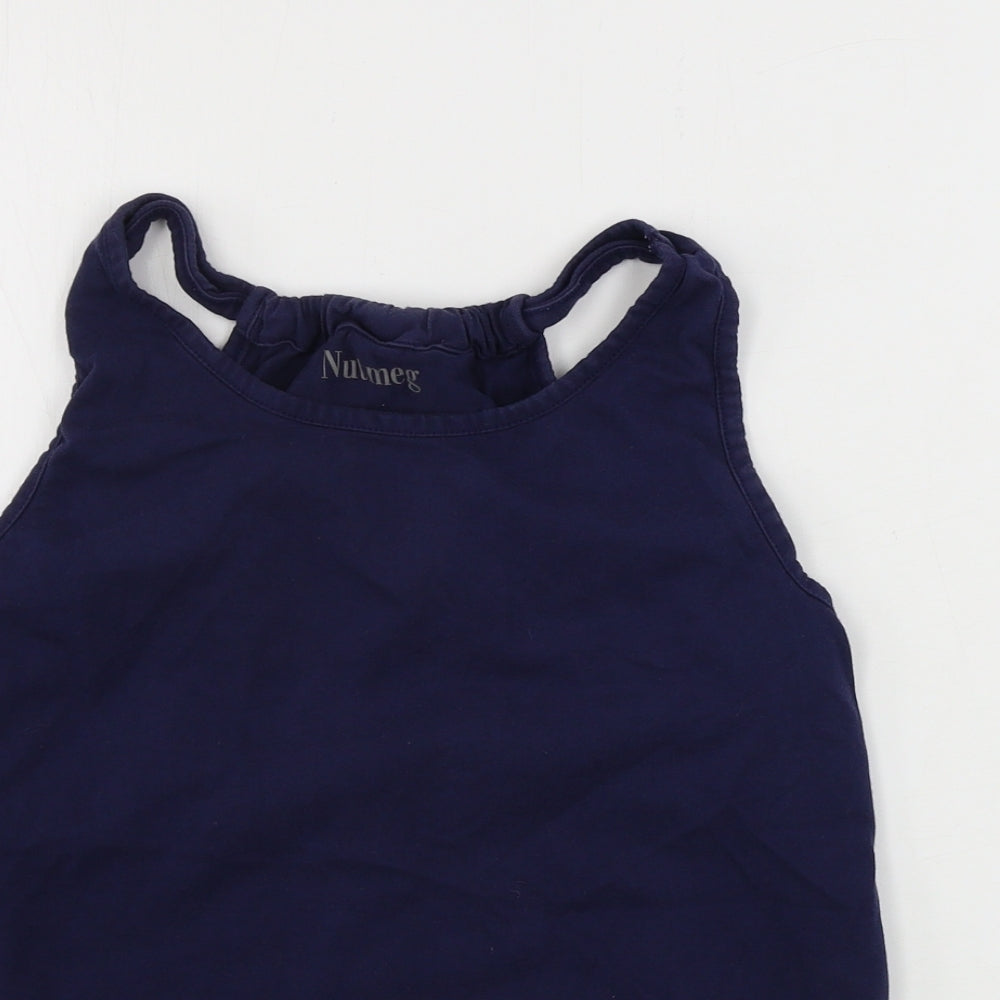 Nutmeg  Girls Blue   Basic T-Shirt Size 12-13 Years