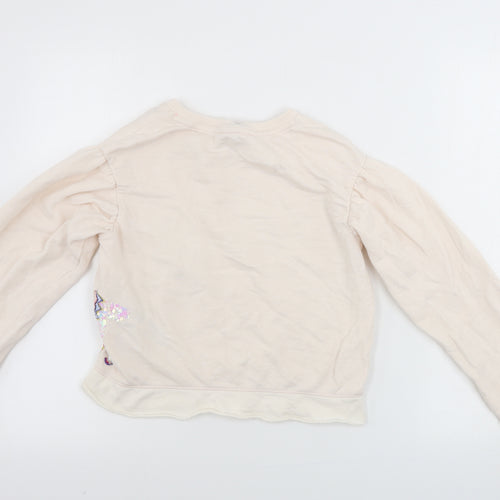 Marks and Spencer  Girls Pink   Pullover Jumper Size 10-11 Years