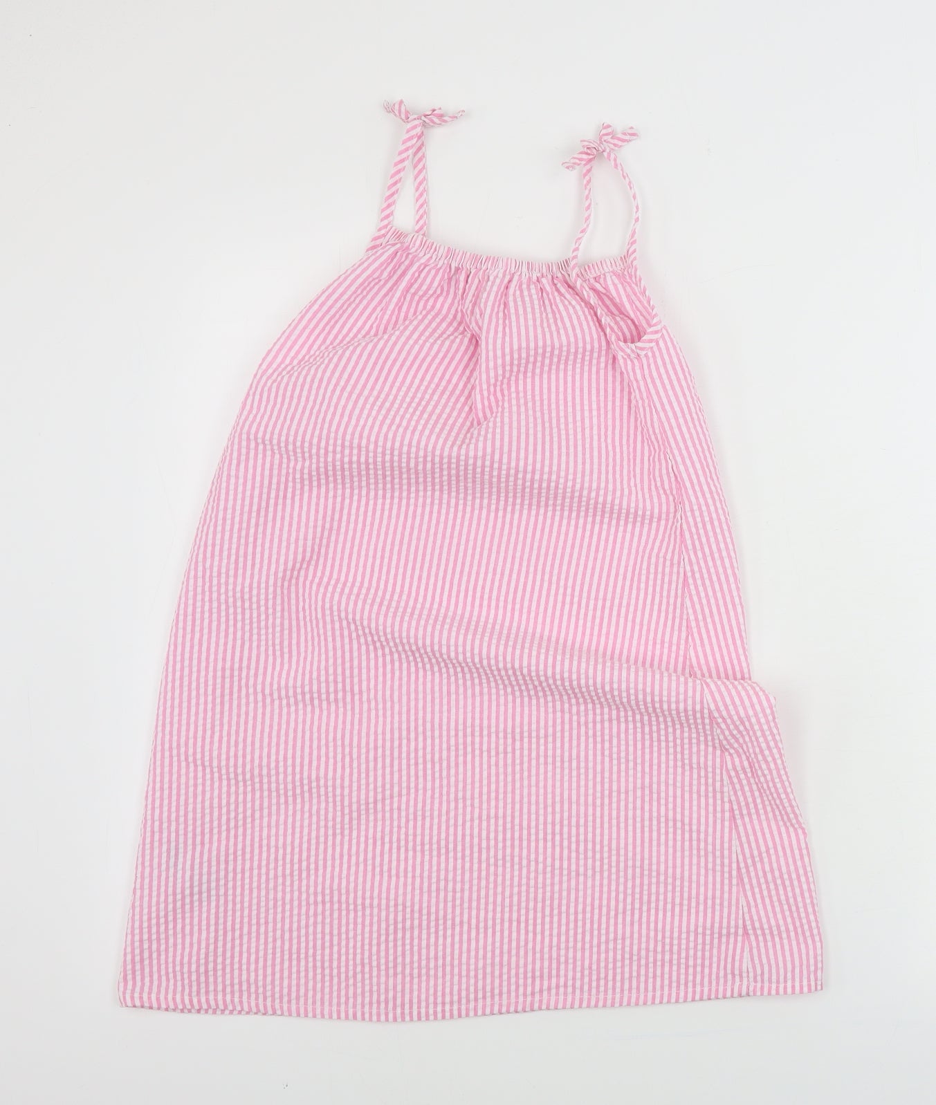 Nutmeg  Girls Multicoloured Striped  A-Line  Size 9-10 Years