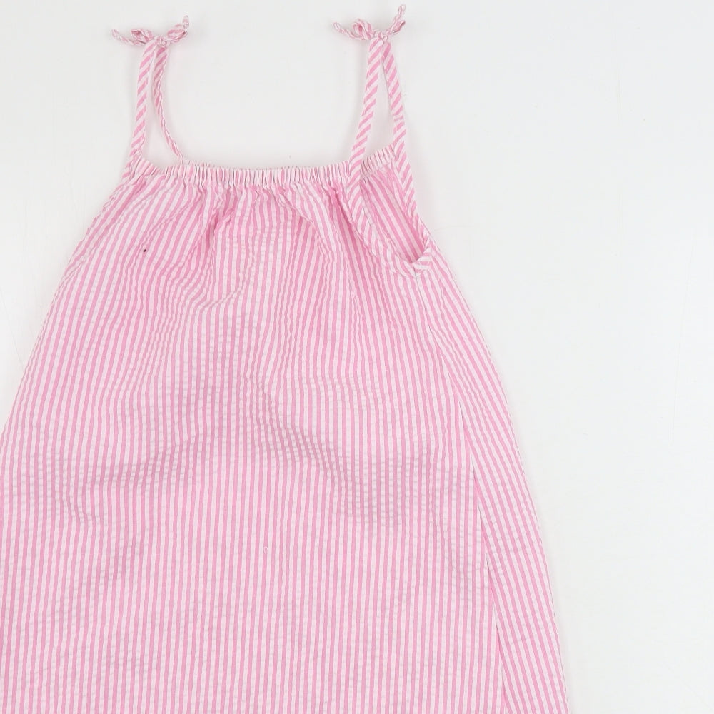 Nutmeg  Girls Multicoloured Striped  A-Line  Size 9-10 Years