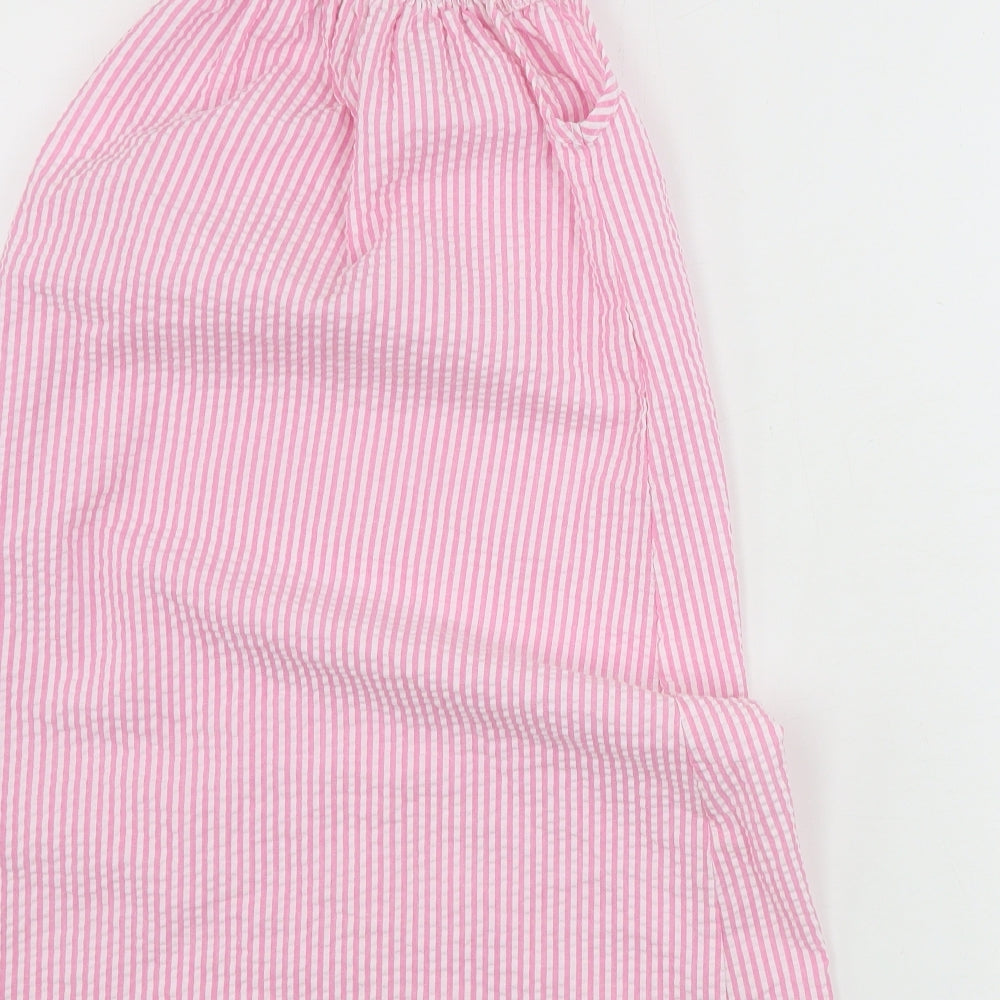 Nutmeg  Girls Multicoloured Striped  A-Line  Size 9-10 Years