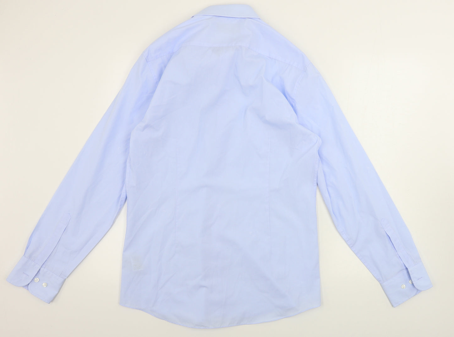 Marks and Spencer  Mens Blue    Dress Shirt Size 15.5