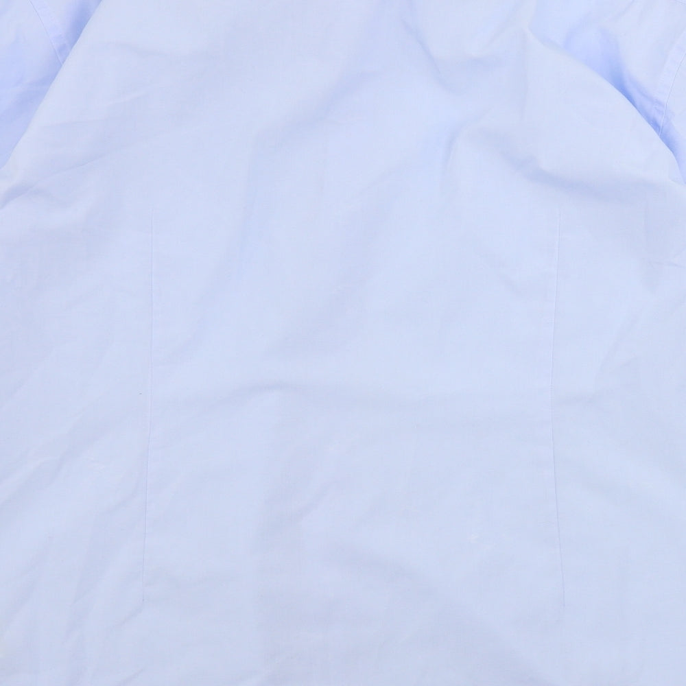Marks and Spencer  Mens Blue    Dress Shirt Size 15.5