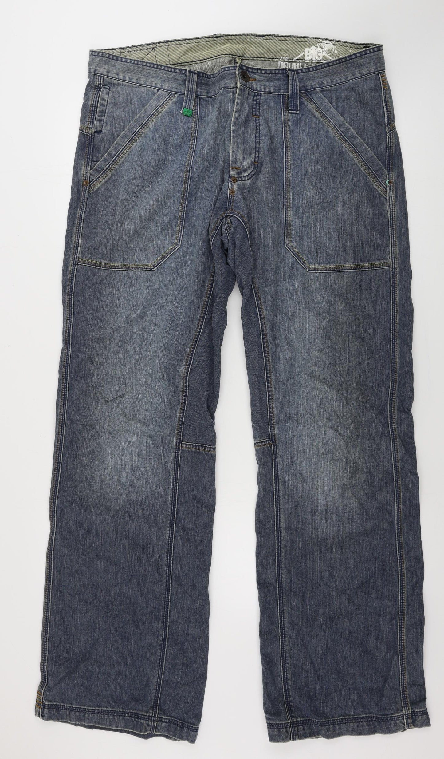Preworn  Mens Blue   Straight Jeans Size 38 in L32 in