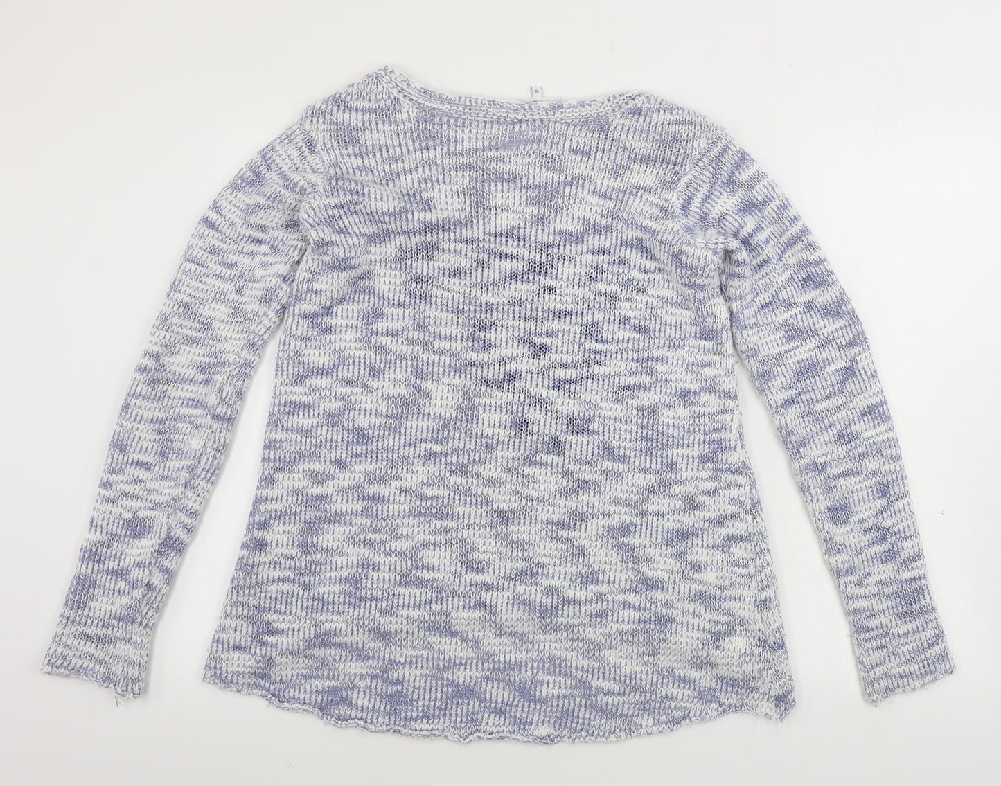 New Look  Womens White Houndstooth  Pullover Jumper Size 10