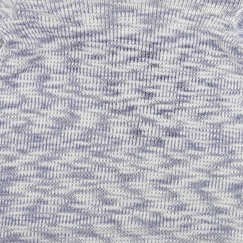 New Look  Womens White Houndstooth  Pullover Jumper Size 10