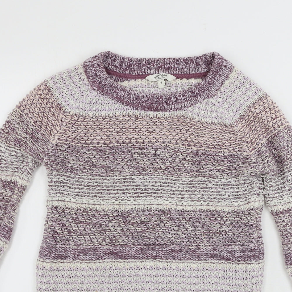 Fat Face  Womens Purple   Pullover Jumper Size 6