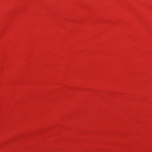 Fruit of the Loom  Boys Red   Basic T-Shirt Size 7-8 Years