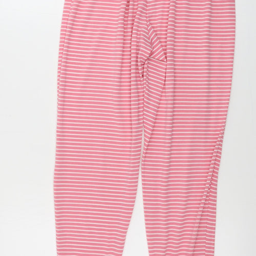 Matalan  Womens Pink Striped  Trousers  Size 12 L25 in