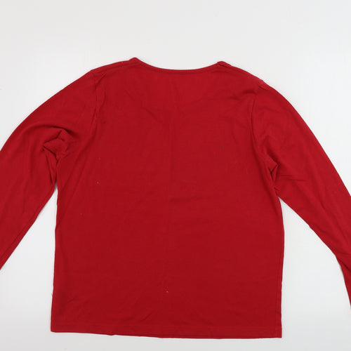 Matalan  Womens Red   Basic T-Shirt Size S