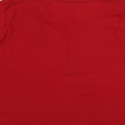 Matalan  Womens Red   Basic T-Shirt Size S