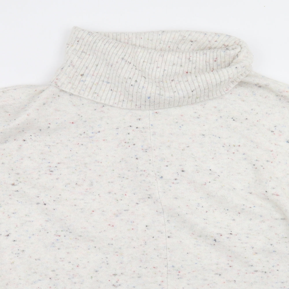 Nina Leonard Womens Ivory  Knit Pullover Jumper Size L