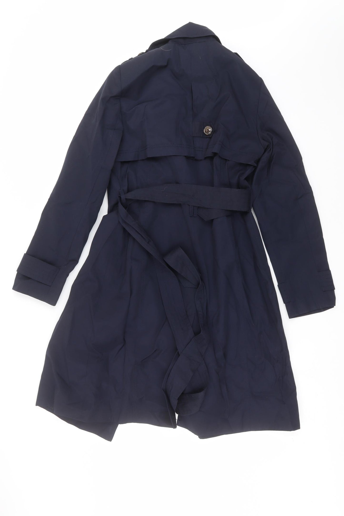 Principles Womens Blue   Trench Coat Jacket Size 10