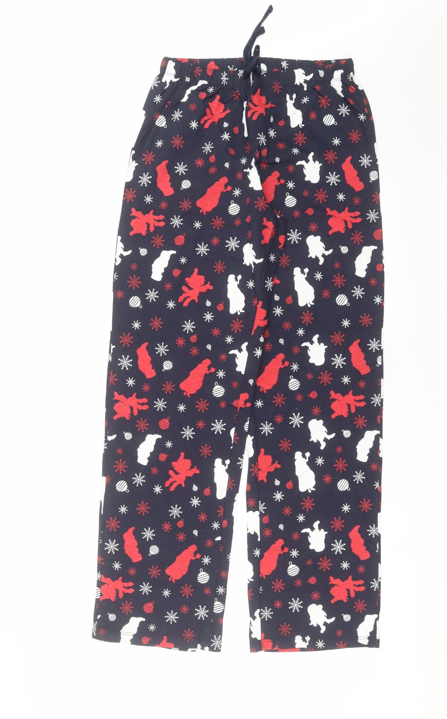 TU Womens Blue    Pyjama Pants Size 8  - snowflakes