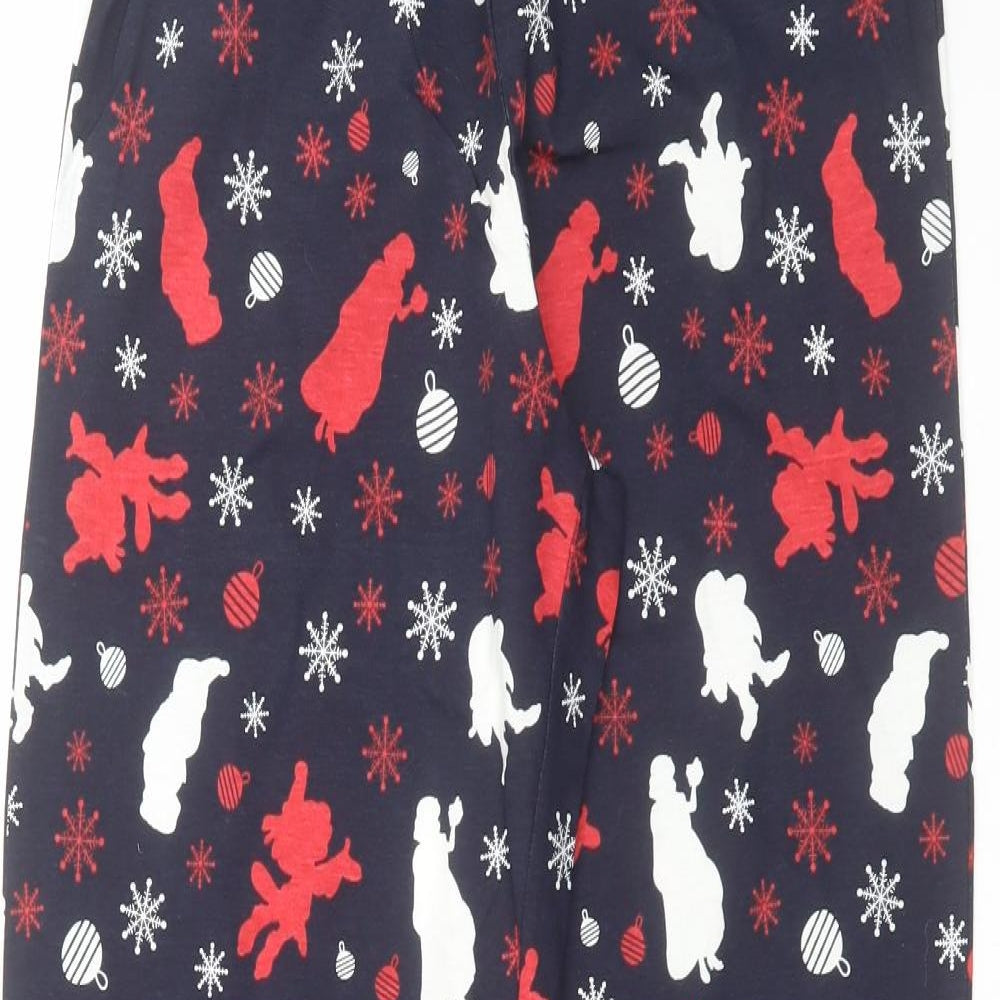 TU Womens Blue    Pyjama Pants Size 8  - snowflakes