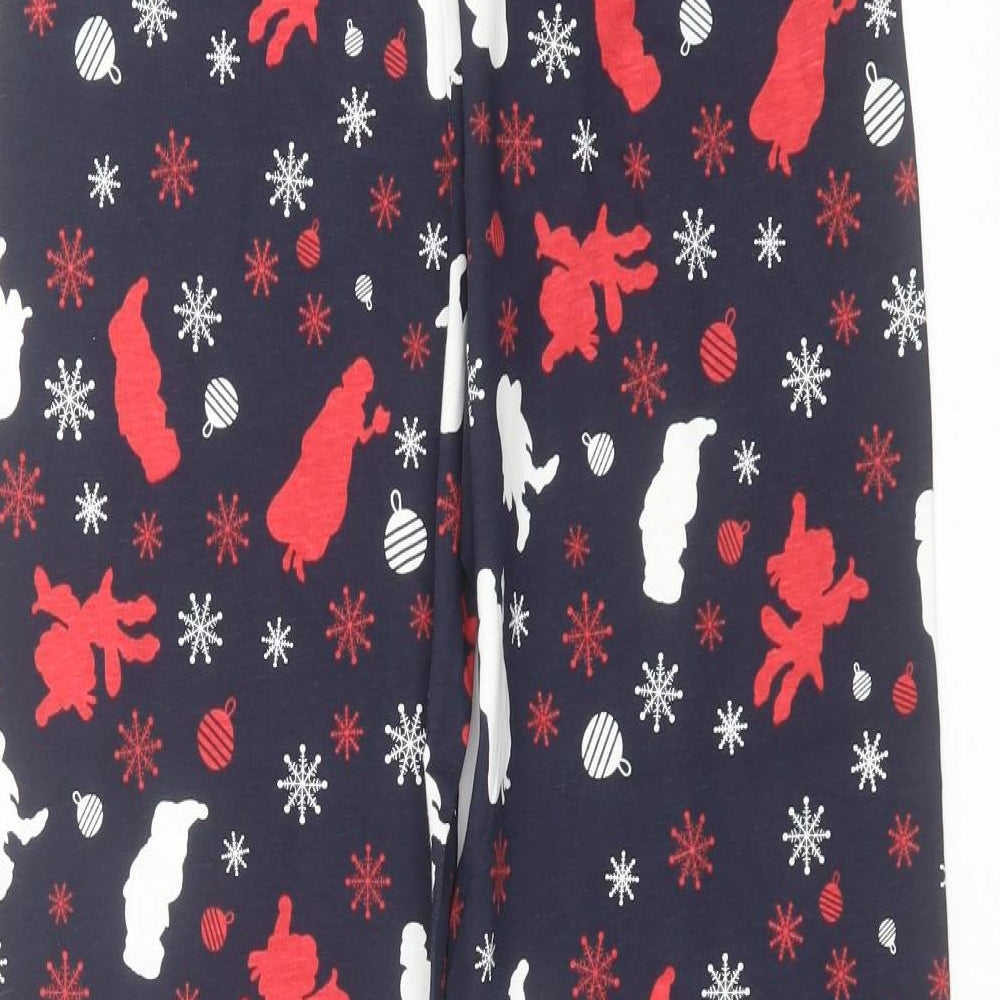 TU Womens Blue    Pyjama Pants Size 8  - snowflakes
