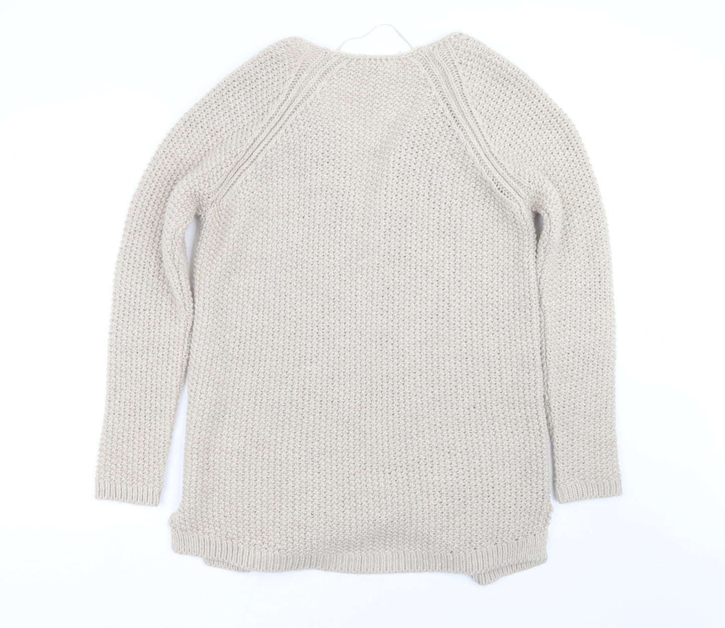 NEXT Womens Beige  Knit Cardigan Jumper Size M