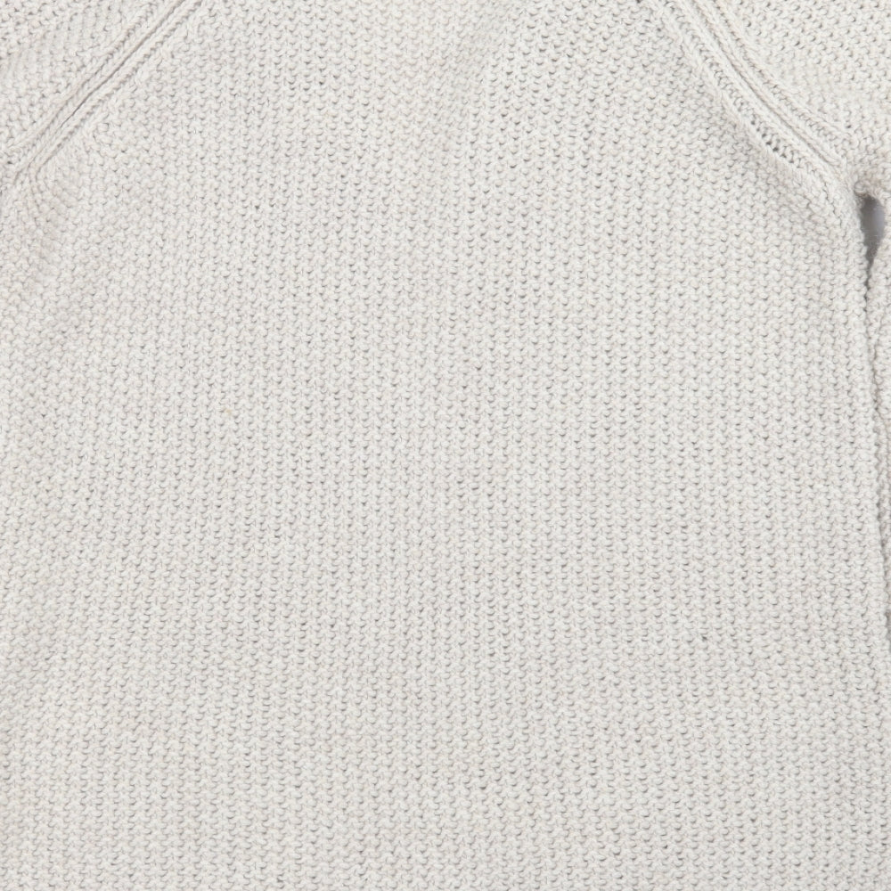 NEXT Womens Beige  Knit Cardigan Jumper Size M