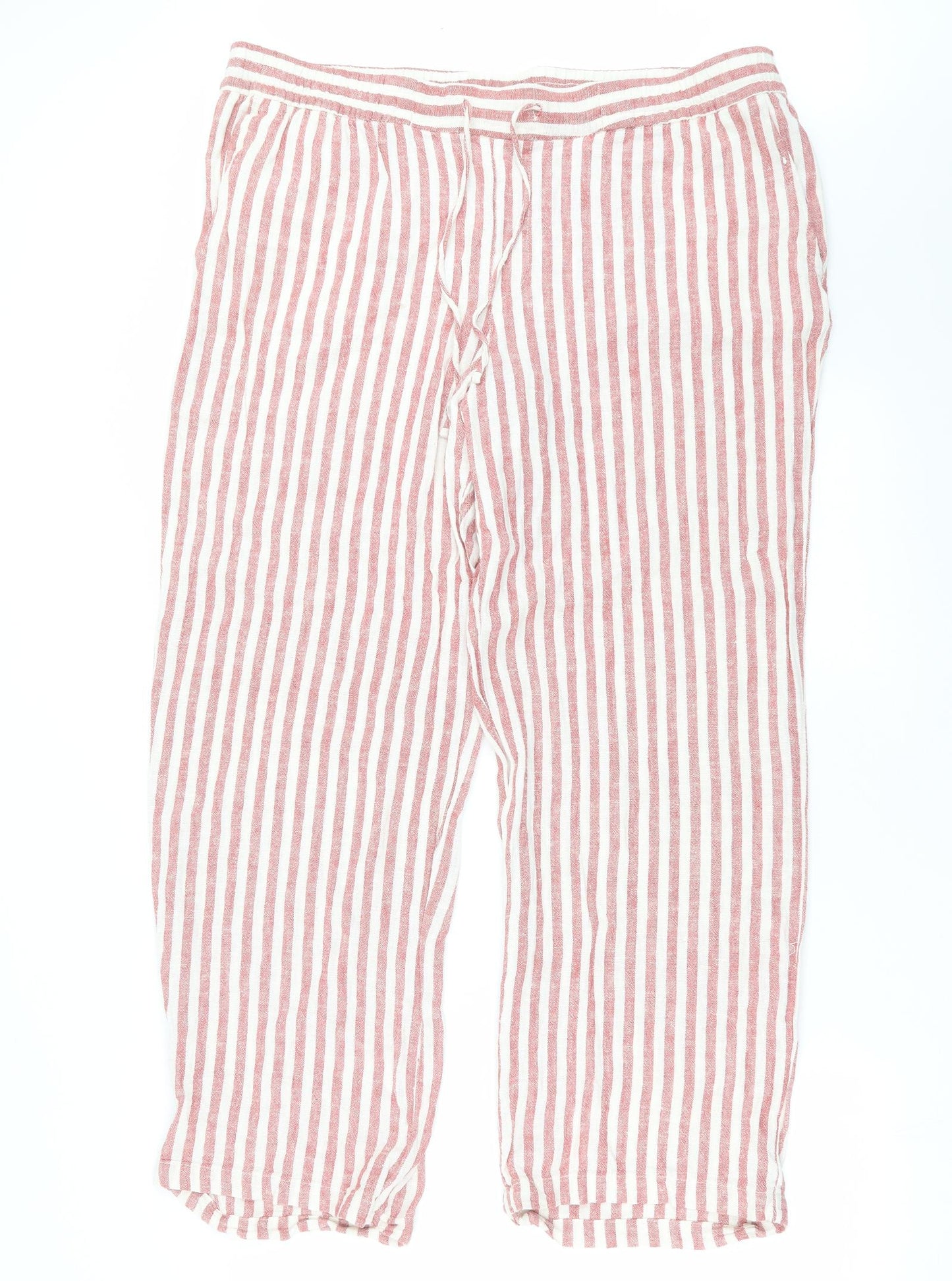 Old Navy Womens Red Striped  Trousers  Size XL L30 in