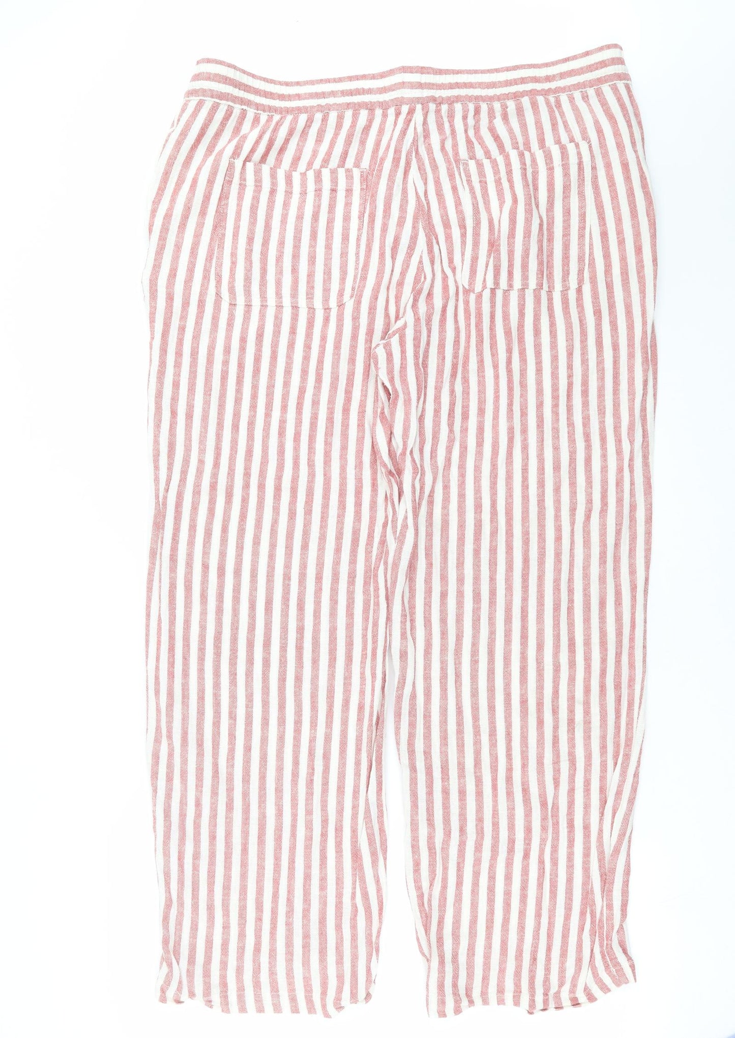 Old Navy Womens Red Striped  Trousers  Size XL L30 in