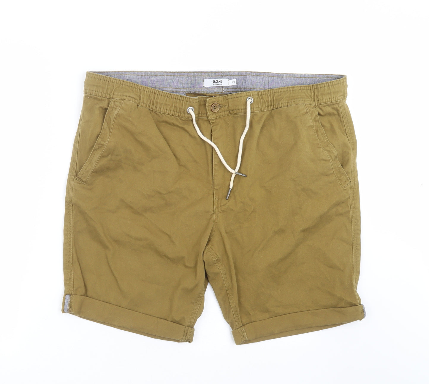 Jacamo Mens Green   Chino Shorts Size 42 in