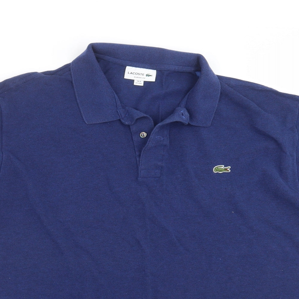 Lacoste Mens Blue    Polo Size 4XL