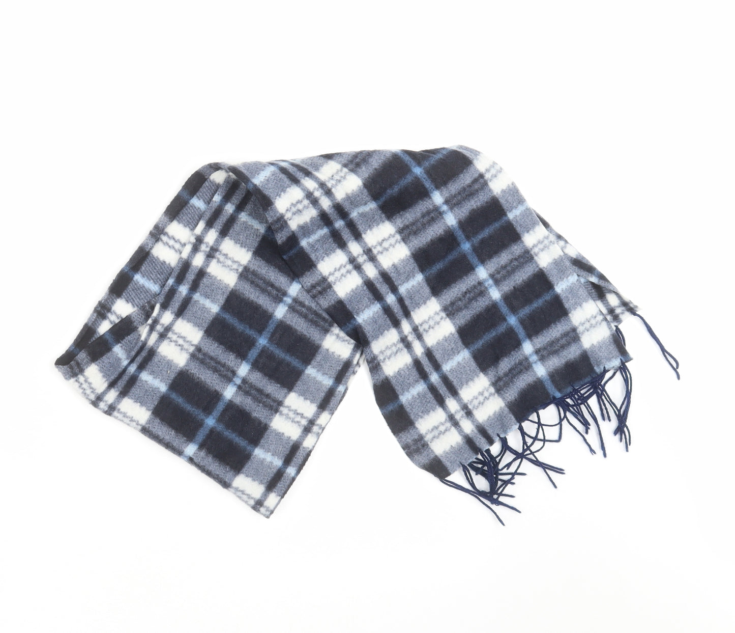 Preworn Womens Black Check   Scarf