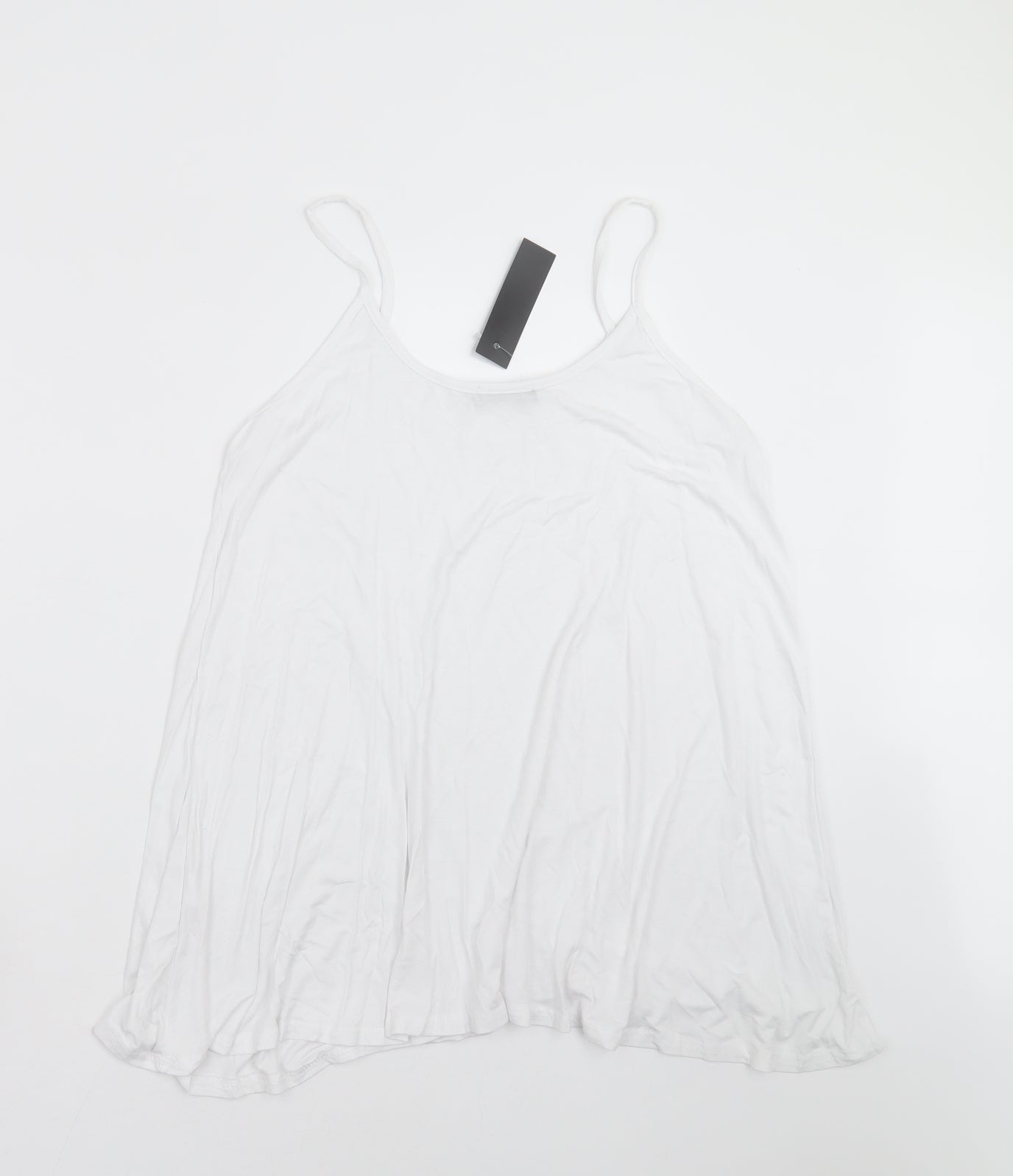 Buzy Womens White   Camisole T-Shirt Size 20