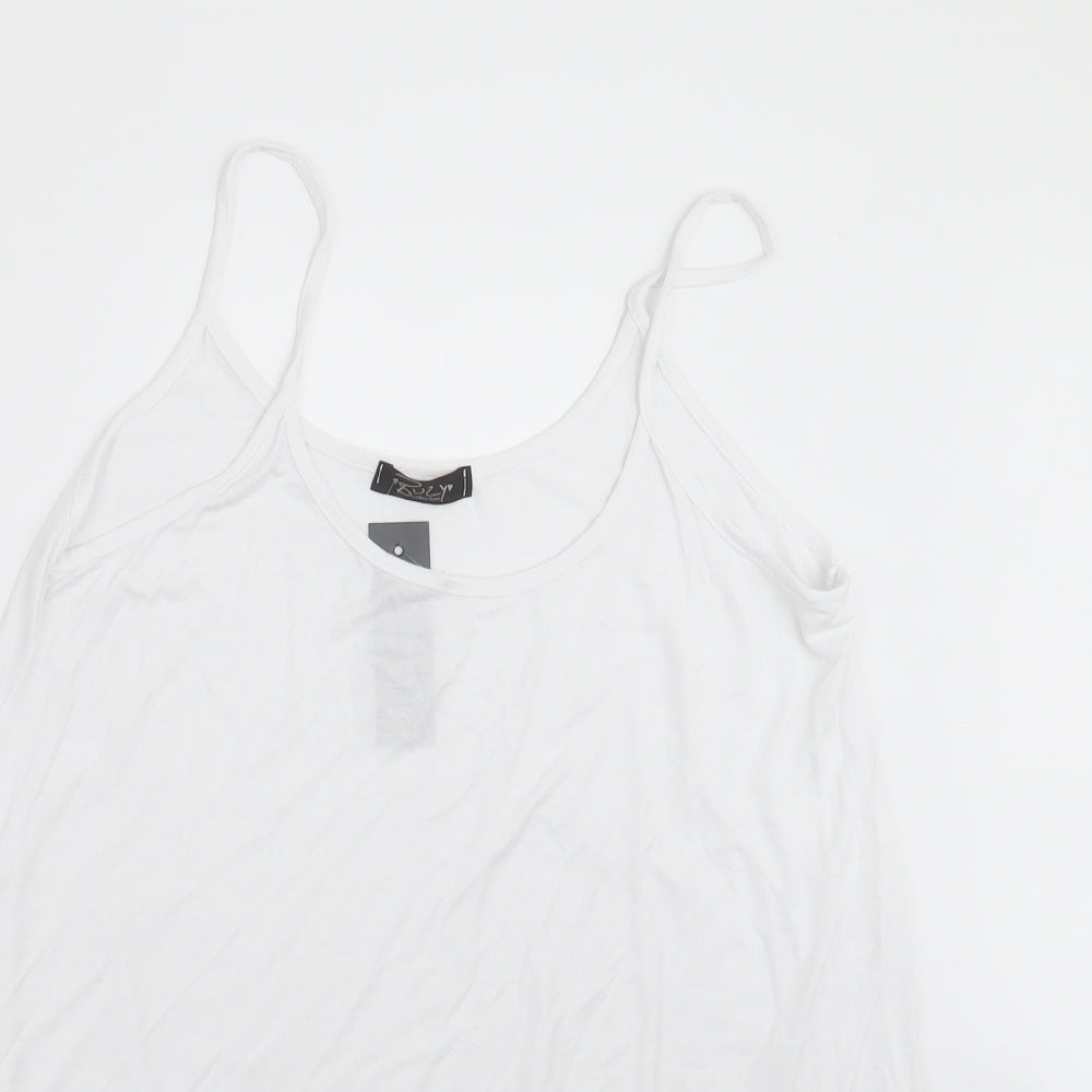 Buzy Womens White   Camisole T-Shirt Size 20
