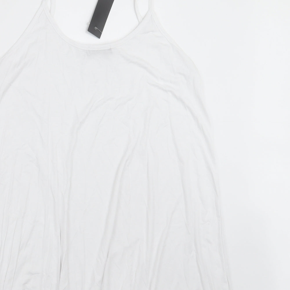 Buzy Womens White   Camisole T-Shirt Size 20