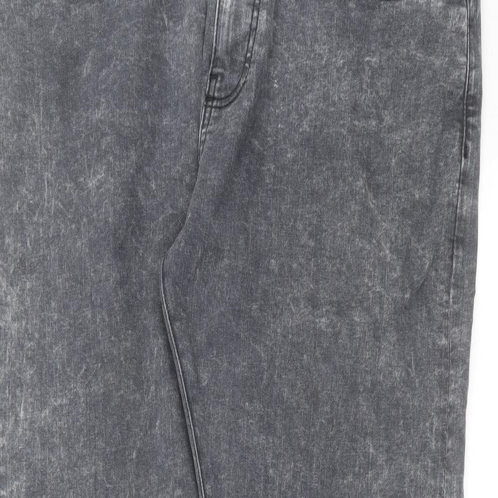 NEXT Mens Grey  Denim Straight Jeans Size 36 in L32 in