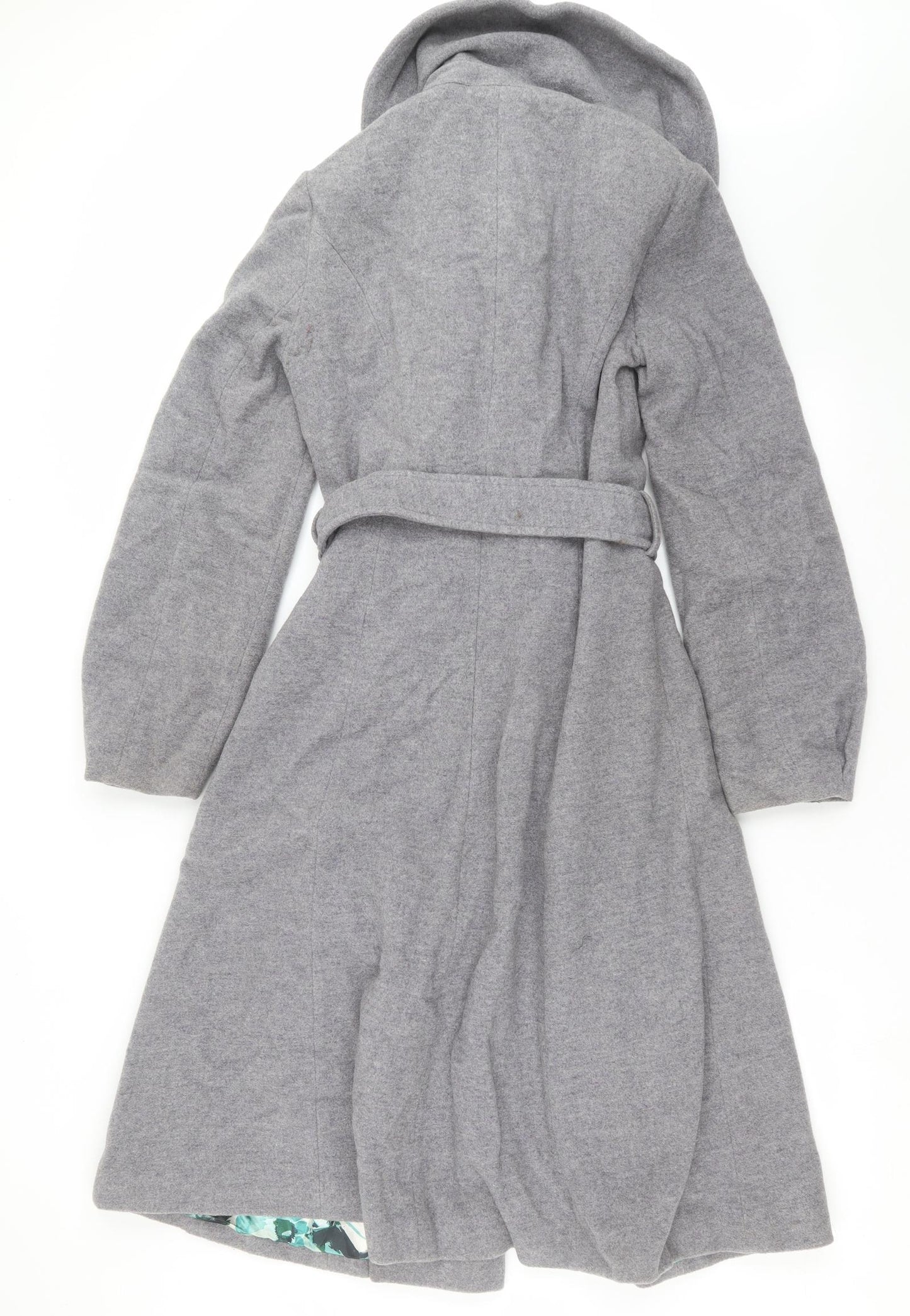 Betty Jackson Womens Grey   Trench Coat Coat Size 10