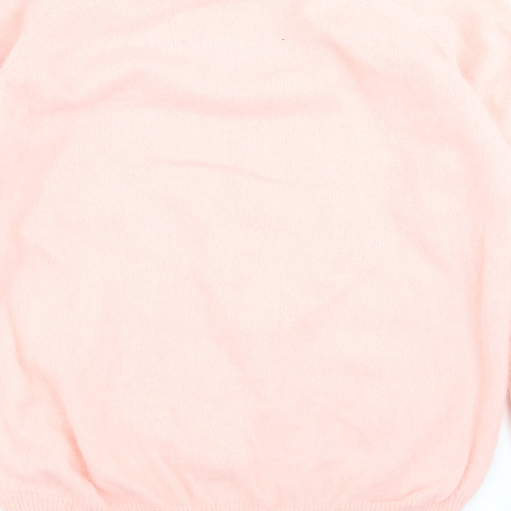 H&M Womens Pink  Knit Pullover Jumper Size L