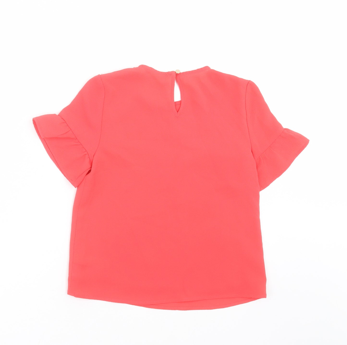 George Girls Pink   Basic Blouse Size 6-7 Years