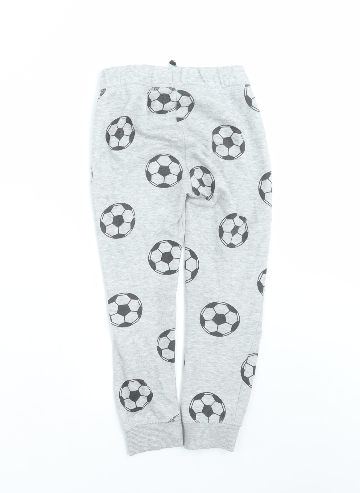 H&M Boys Grey   Jogger Trousers Size 5-6 Years - footballs