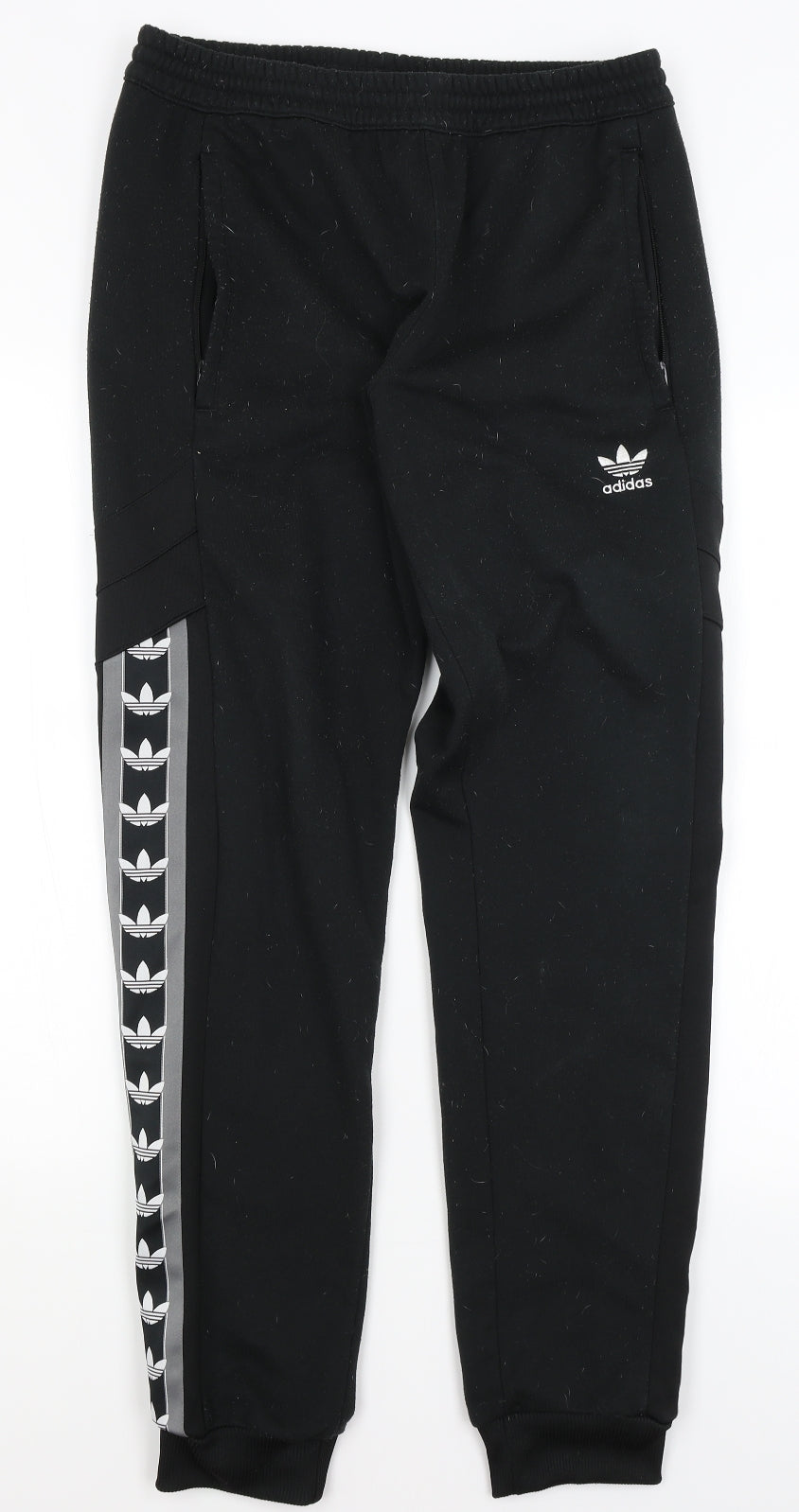 adidas Mens Black   Jogger Trousers Size M L32 in