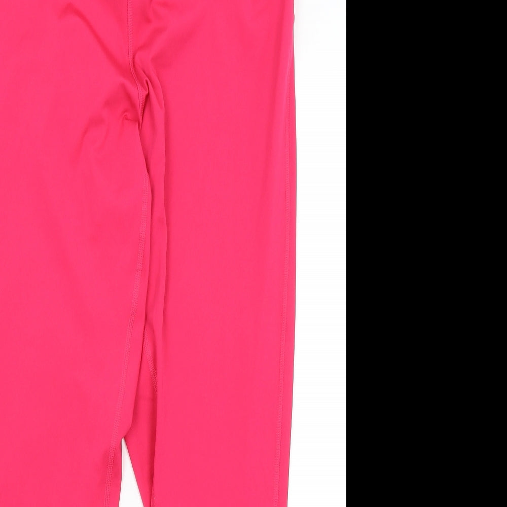 M&S Womens Pink   Compression Leggings Size 18 L26 in