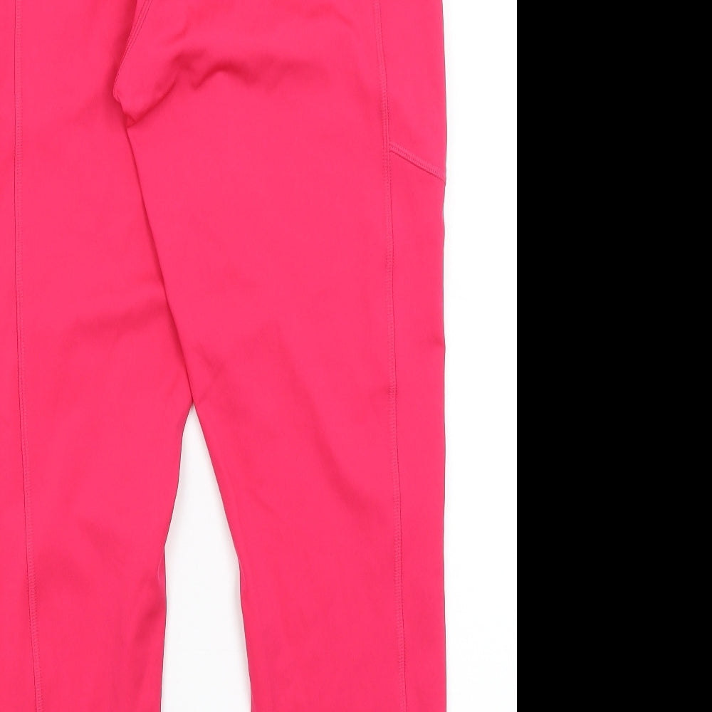 M&S Womens Pink   Compression Leggings Size 18 L26 in