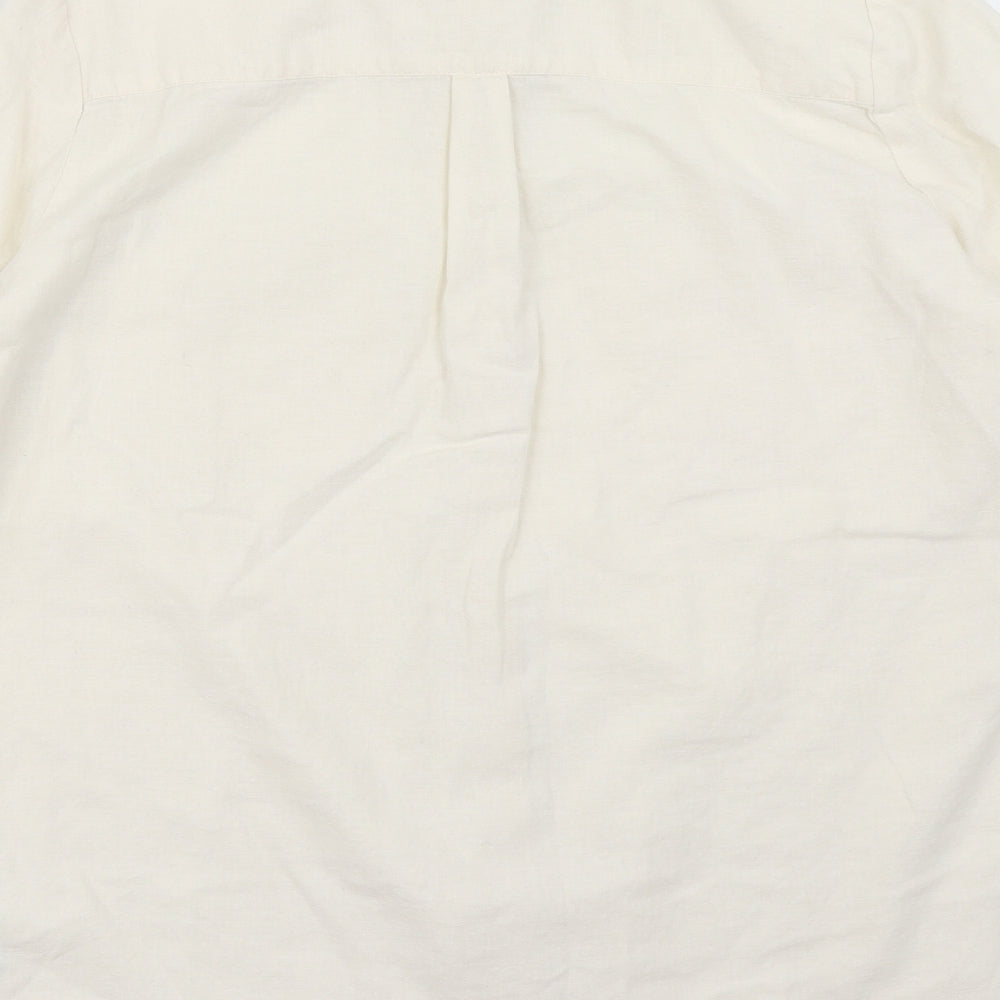 TU Womens Ivory   Basic Button-Up Size 16