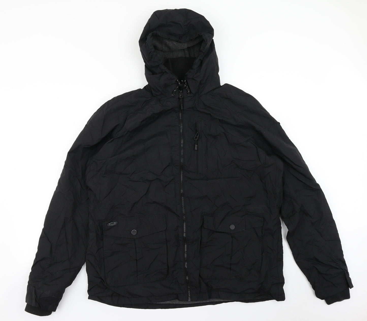 NEXT Mens Black   Rain Coat Coat Size 2XL