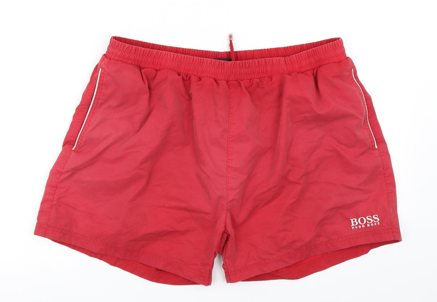HUGO BOSS Mens Red   Athletic Shorts Size XL