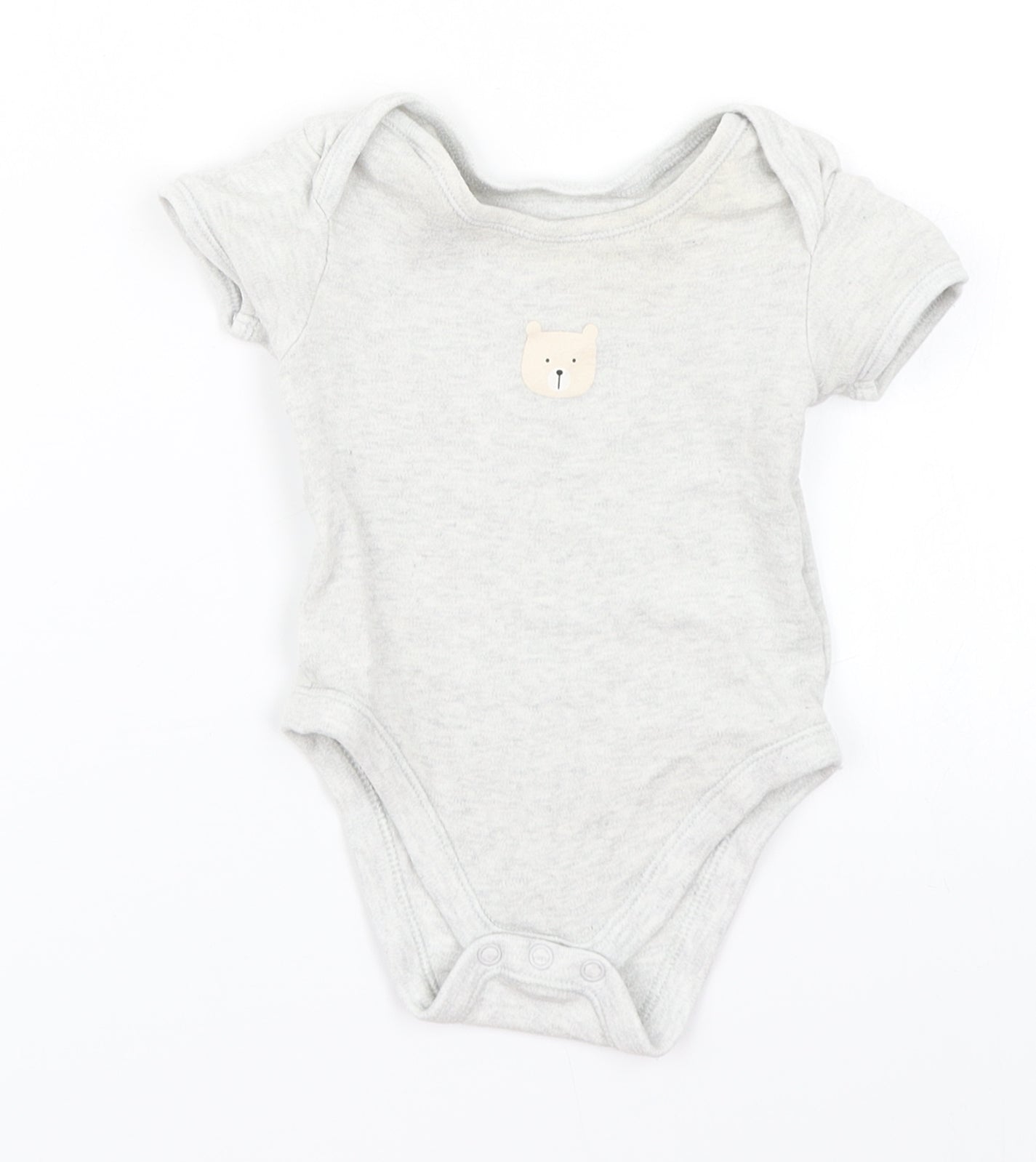 George Baby Grey   Romper One-Piece Size 6-9 Months  - Bear