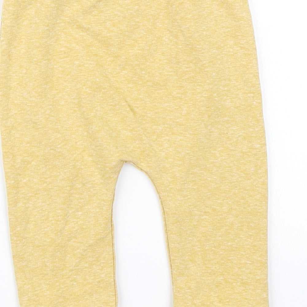 TU Baby Yellow   Jogger Trousers Size 9-12 Months