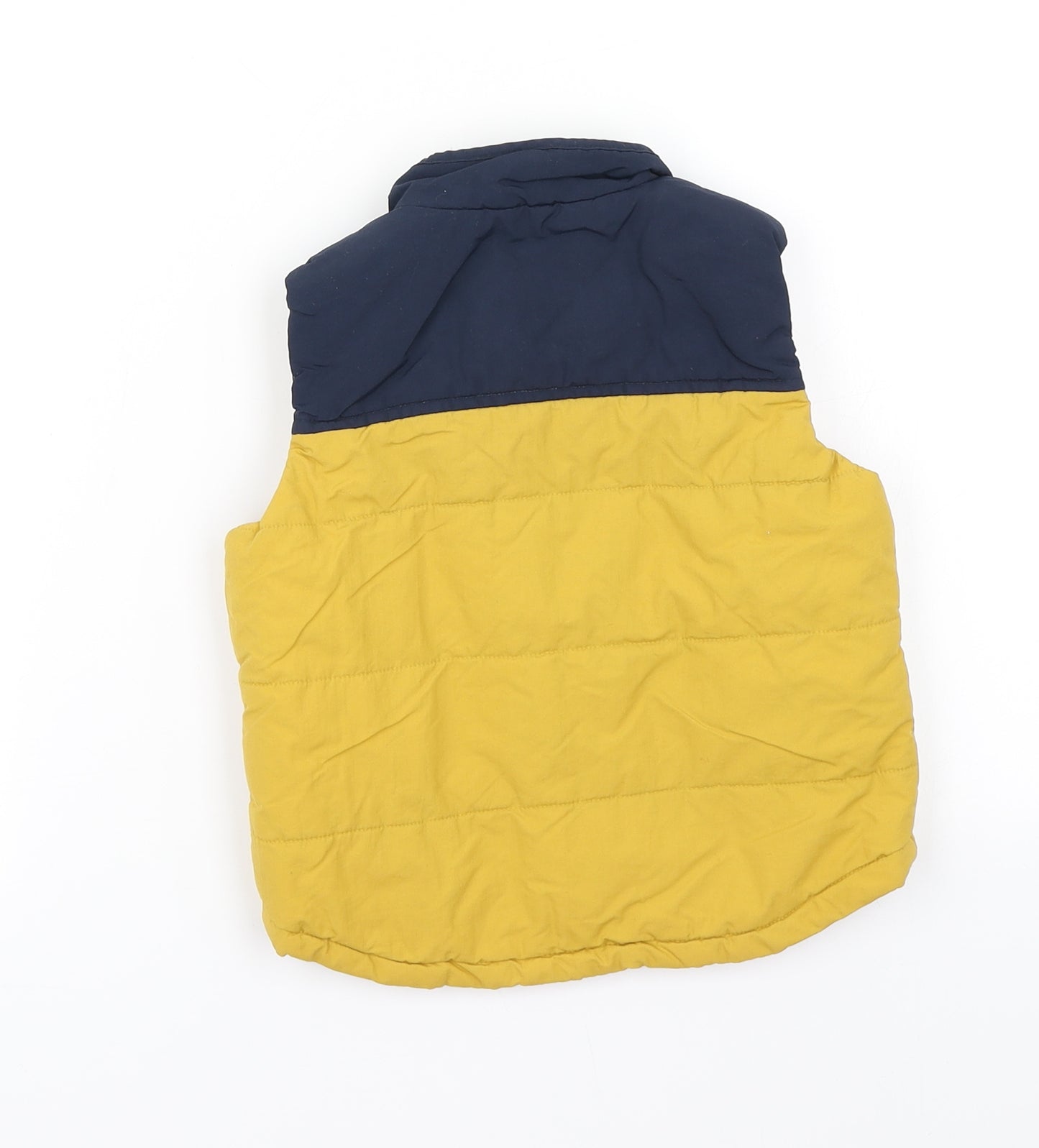 TU Baby Yellow   Gilet Coat Size 12-18 Months