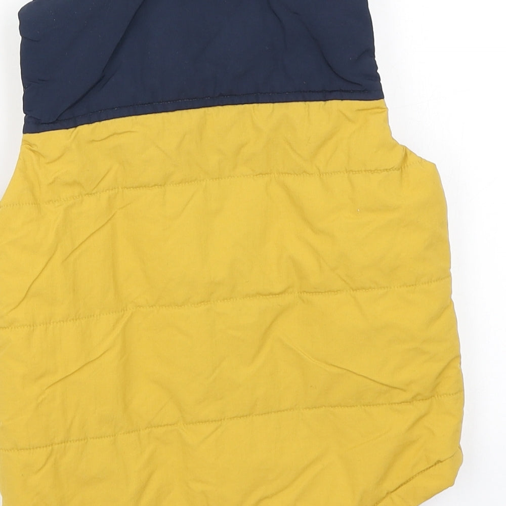 TU Baby Yellow   Gilet Coat Size 12-18 Months