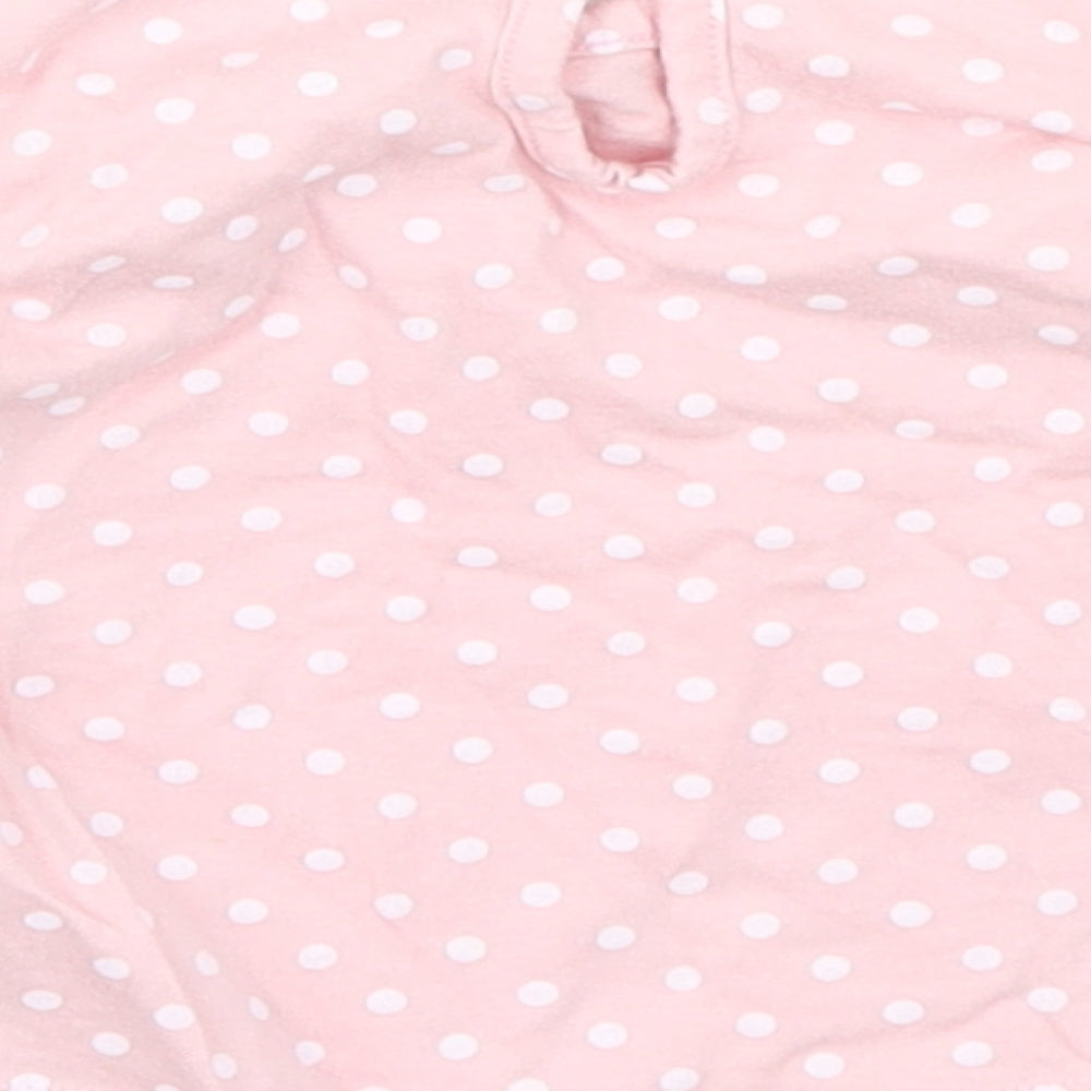 Disney Baby Baby Pink Spotted  Basic T-Shirt Size 3-6 Months