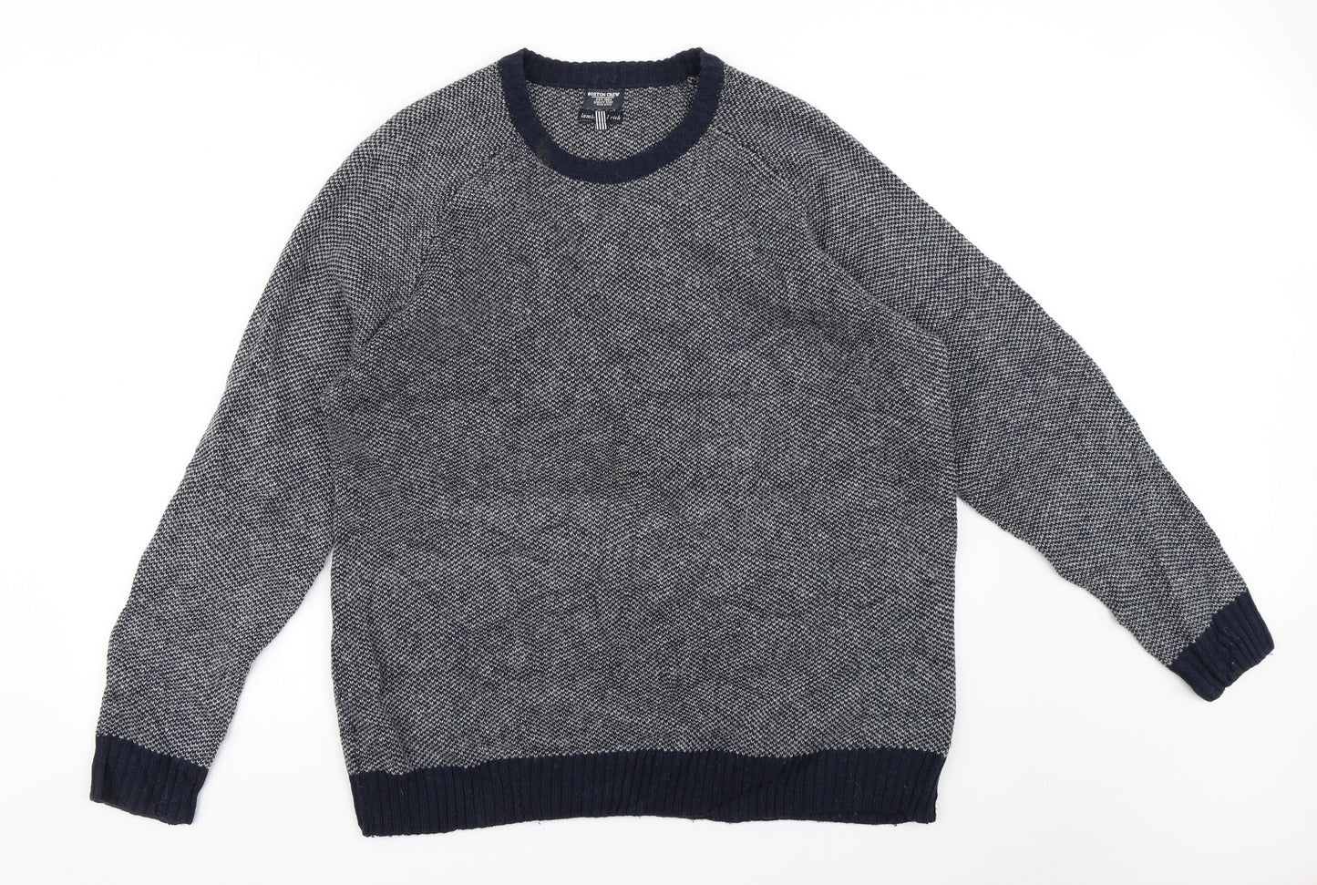 Boston Crew Mens Blue   Pullover Jumper Size XL
