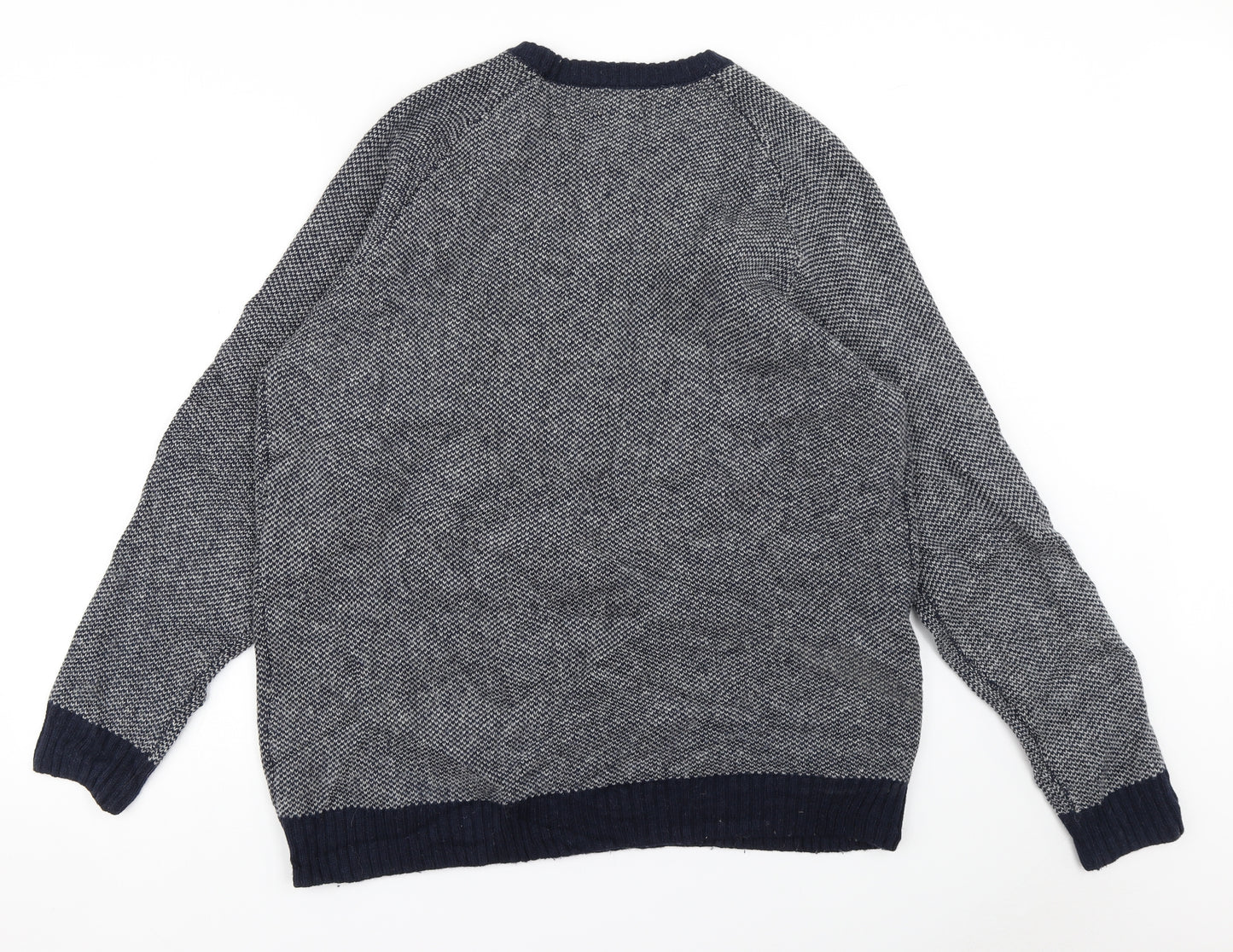 Boston Crew Mens Blue   Pullover Jumper Size XL
